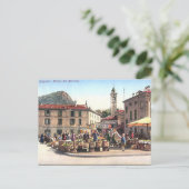 Oud Briefkaart - Lugano, Zwitserland (Staand voorkant)