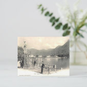 Oud Briefkaart - Lugano, Zwitserland (Staand voorkant)