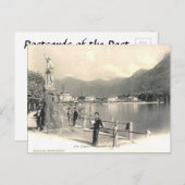 Oud Briefkaart - Lugano, Zwitserland (Voorkant / Achterkant)