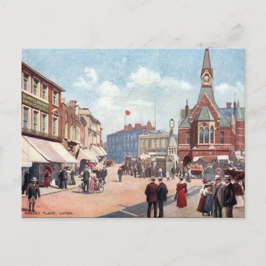 Oud Briefkaart - Luton, Bedfordshire (Voorkant)