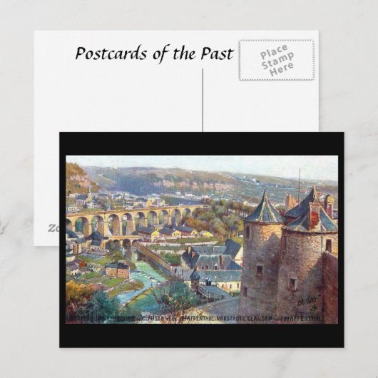 Oud Briefkaart - Luxemburg (Voorkant / Achterkant)