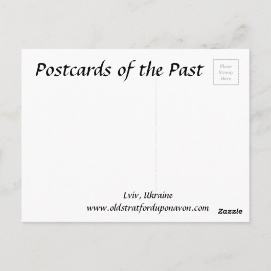 Oud Briefkaart - Lviv, Oekraïne (Achterkant)