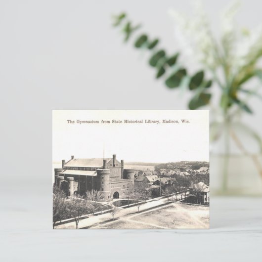 Oud Briefkaart - Madison, Wisconsin, VS (Staand voorkant)