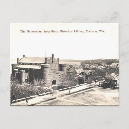 Oud Briefkaart - Madison, Wisconsin, VS (Voorkant)