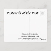 Oud Briefkaart - Madison, Wisconsin, VS (Achterkant)