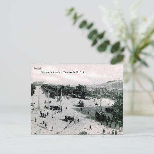 Oud Briefkaart - Madrid, Spanje (Staand voorkant)