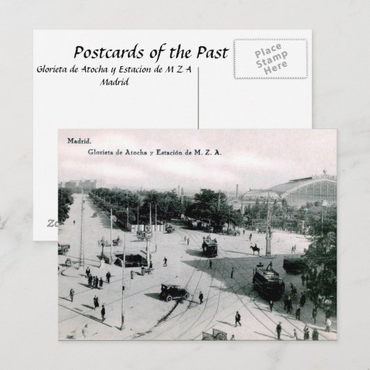 Oud Briefkaart - Madrid, Spanje (Voorkant / Achterkant)