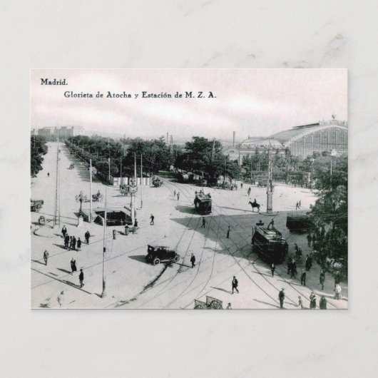 Oud Briefkaart - Madrid, Spanje (Voorkant)