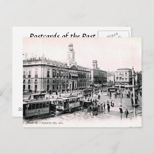 Oud Briefkaart - Madrid, Spanje (Voorkant / Achterkant)