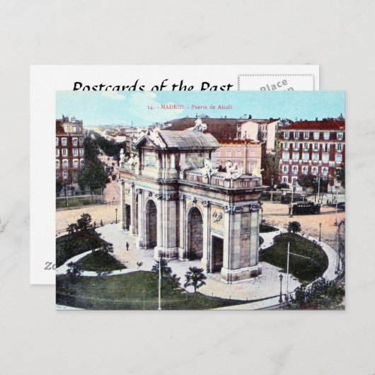 Oud Briefkaart - Madrid, Spanje (Voorkant / Achterkant)