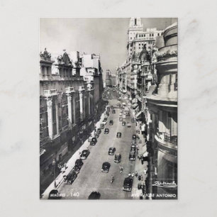 Oud Briefkaart - Madrid, Spanje