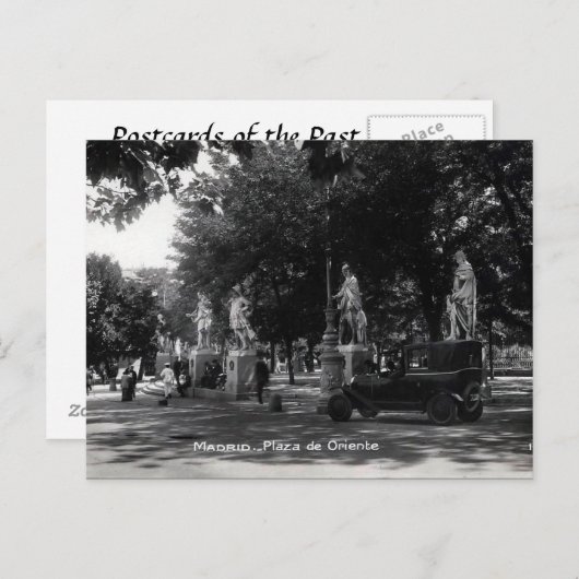 Oud Briefkaart - Madrid, Spanje (Voorkant / Achterkant)
