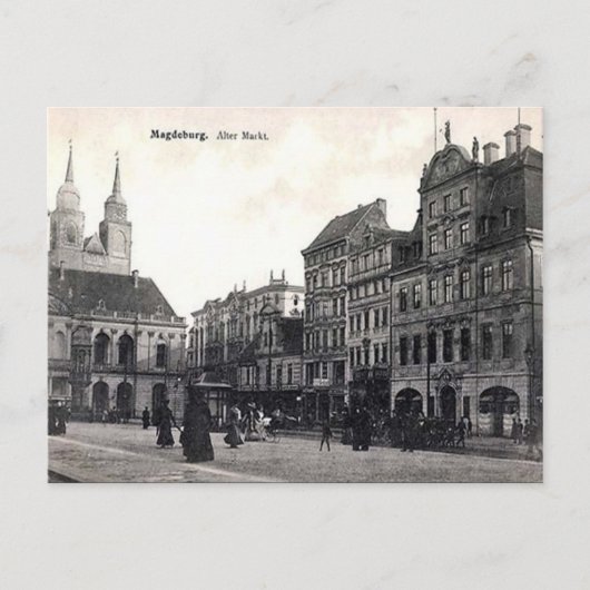 Oud Briefkaart - Magdeburg , Duitsland (Voorkant)
