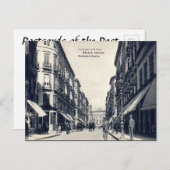 Oud Briefkaart - Malaga, Spanje (Voorkant / Achterkant)