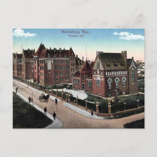 Oud Briefkaart - Malbork/Marienburg, Polen (Voorkant)