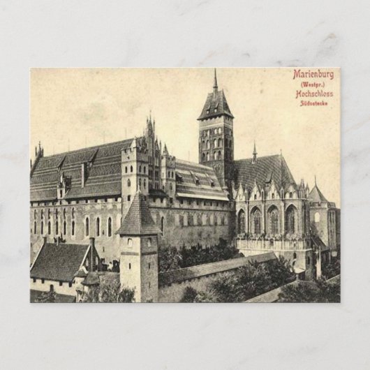 Oud Briefkaart - Malbork/Marienburg, Polen (Voorkant)