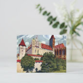 Oud Briefkaart - Malbork/Marienburg, Polen (Staand voorkant)