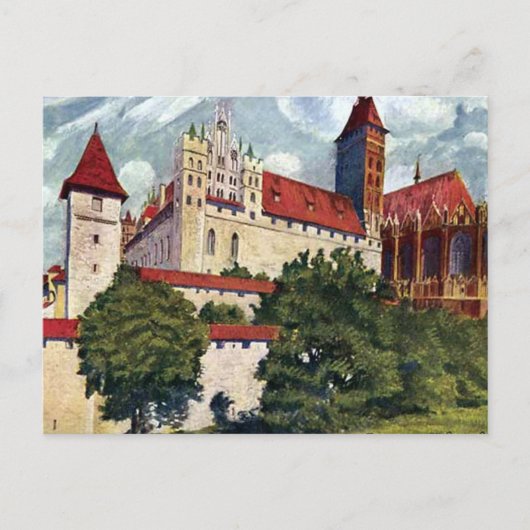 Oud Briefkaart - Malbork/Marienburg, Polen (Voorkant)