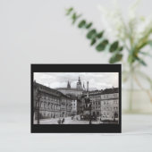 Oud Briefkaart, MaloTranske Square, Praag Briefkaart (Staand voorkant)