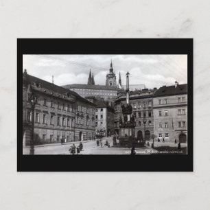 Oud Briefkaart, MaloTranske Square, Praag Briefkaart
