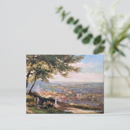 Oud Briefkaart - Malvern, Worcestershire (Staand voorkant)