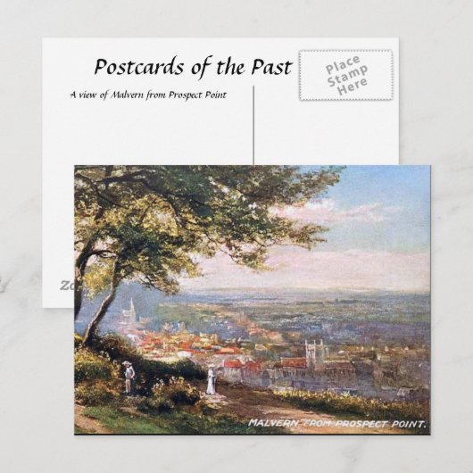 Oud Briefkaart - Malvern, Worcestershire (Voorkant / Achterkant)