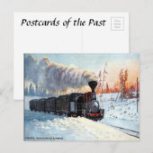 Oud Briefkaart - Manchurian Express, Siberië (Voorkant / Achterkant)