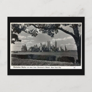 Oud Briefkaart - Manhattan Skyline
