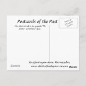 Oud Briefkaart - Marie Corelli - Stratford-upon-Av (Achterkant)