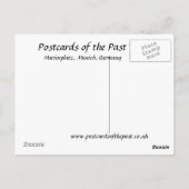 Oud Briefkaart - Marienplatz, München. (Achterkant)