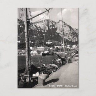 Oud Briefkaart - Marina Grande, Capri, Italië