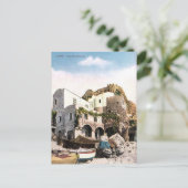 Oud Briefkaart - Marina Piccola, Capri, Italië (Staand voorkant)