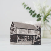 Oud Briefkaart - Market House, Ledbury. (Staand voorkant)