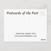 Oud Briefkaart - Marktdag, Watford, Herts (Achterkant)