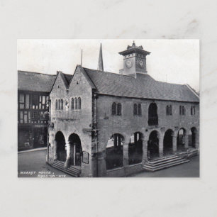 Oud Briefkaart - Markthuis, Ross-on-Wye