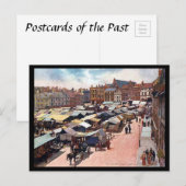 Oud Briefkaart - Marktplaats, Northampton (Voorkant / Achterkant)