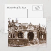 Oud Briefkaart - Marktzaal, Chipping Campden (Voorkant / Achterkant)