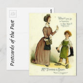 Oud Briefkaart - "Martin Chuzzlewit" door Dickens (Voorkant / Achterkant)