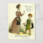 Oud Briefkaart - "Martin Chuzzlewit" door Dickens (Voorkant)