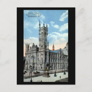 Oud Briefkaart - Masonic Temple, Philadelphia PA