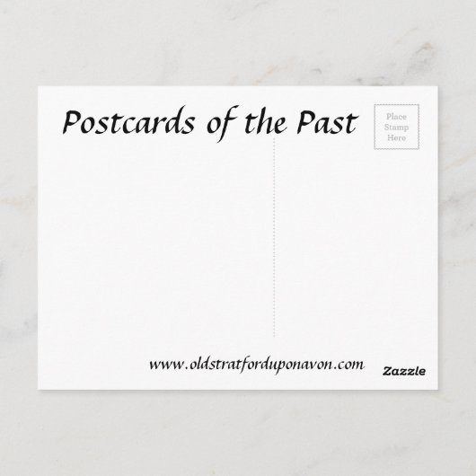 Oud Briefkaart - meisje (Achterkant)