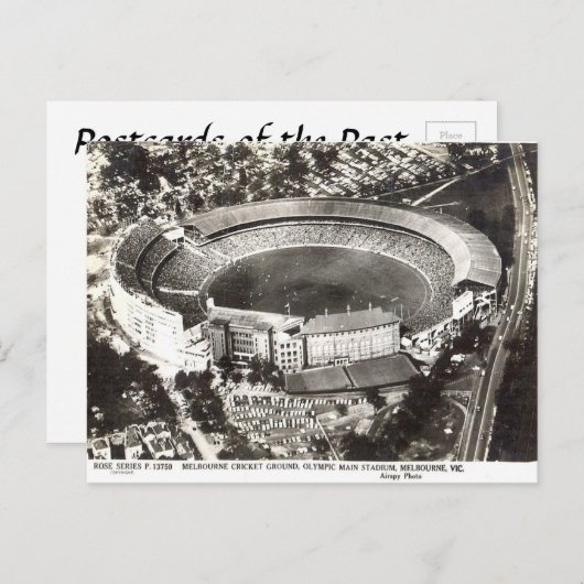 Oud Briefkaart - Melbourne Cricket Ground (Voorkant / Achterkant)