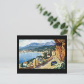 Oud Briefkaart - Menton, Frankrijk (Staand voorkant)