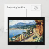 Oud Briefkaart - Menton, Frankrijk (Voorkant / Achterkant)
