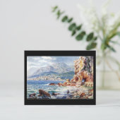 Oud Briefkaart - Menton, Frankrijk (Staand voorkant)