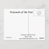 Oud Briefkaart - Mentor Ohio, Garfield's House (Achterkant)