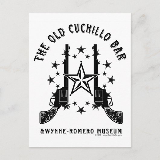 Oud Briefkaart met Cuchillo Bar (Voorkant)