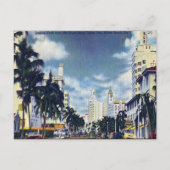 Oud Briefkaart - Miami Beach, Florida, VS (Voorkant)