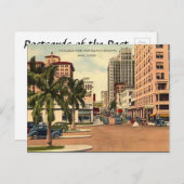 Oud Briefkaart - Miami, Florida, VS (Voorkant / Achterkant)