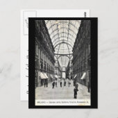 Oud Briefkaart - Milaan, Galleria (Voorkant / Achterkant)